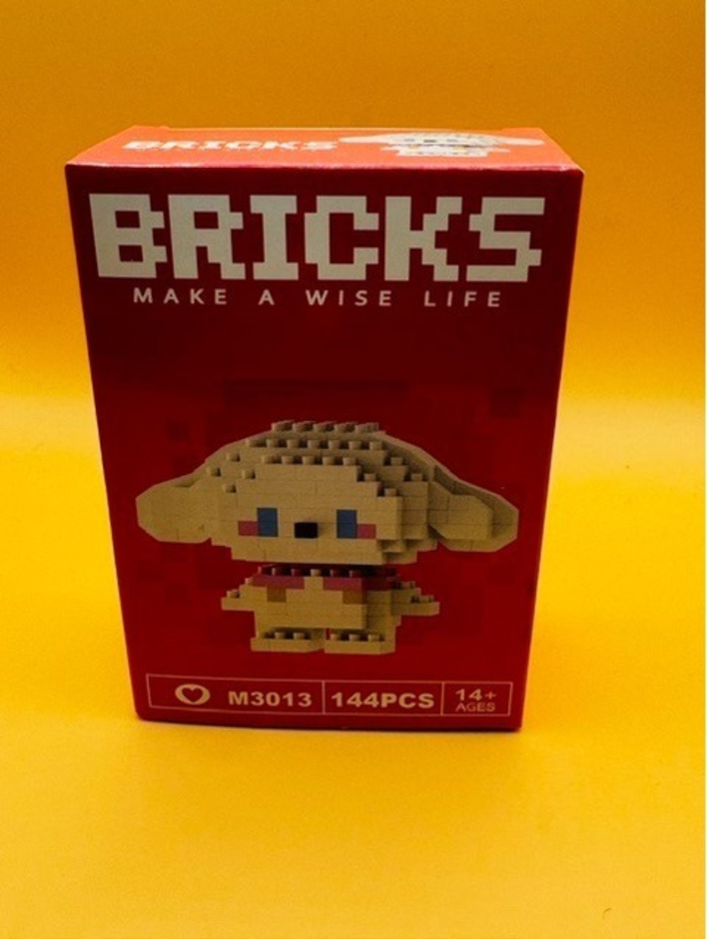 Mini Bricks Building Blocks Set (Cinnamon Roll-Hello Kitty) New